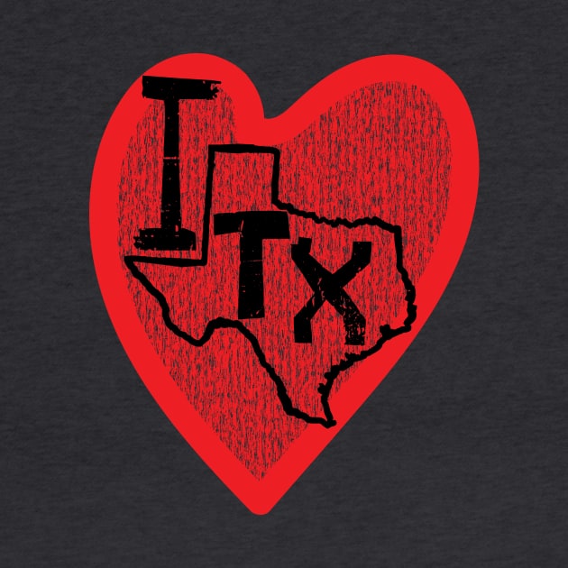 I Love Texas I Heart Texas by pelagio